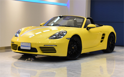 2019年モデル 正規ディーラー車 ポルシェ 718ボクスター PDK スポクロ スポエグ クレヨン革 OP多数