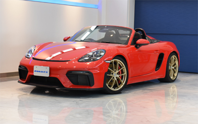 2021年モデル 正規ディーラー車 ポルシェ 718スパイダー 1オーナー レザーインテリアPKG OP多数