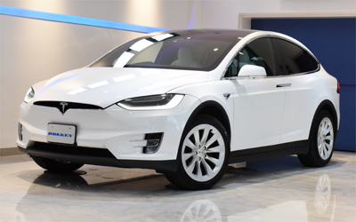 2021年モデル 正規ディーラー車 テスラ モデルX ロングレンジプラス 7シーター 白革