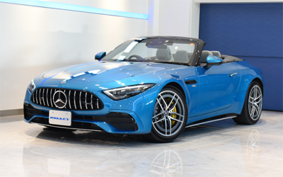 2023年モデル 正規ディーラー車 メルセデス-AMG SL43 1オーナー セージグレー内装